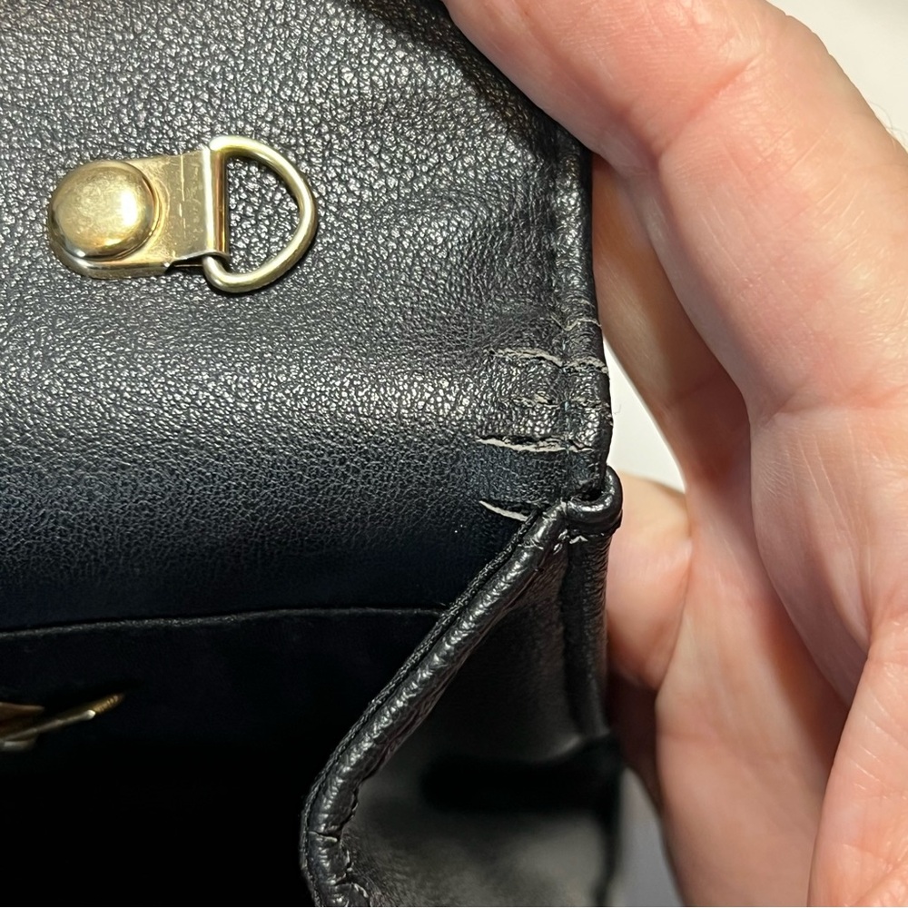 Woven‎ Clutch Bag Wristlet Blue/Green/Black Geometric Abstract Pattern - Picture 8 of 15